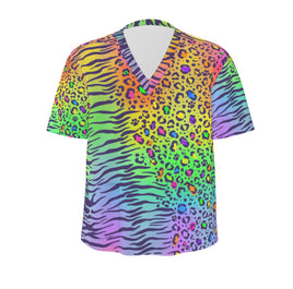 Rainbow Santiago Pullover Scrub