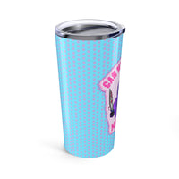 20oz Tumbler — 'Can You Groom My Dog?' Cute Grim Reaper