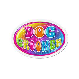 Nostalgia Rainbow Dog Groomer Magnet
