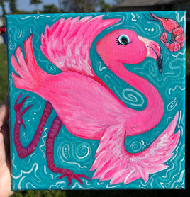 Flamingo Painting