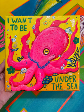 Octopus Canvas Painting