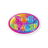 Nostalgia Rainbow Dog Groomer Magnet