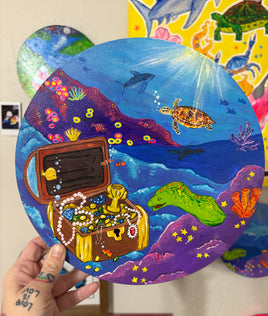 Underwater Treasures Canvas Painting