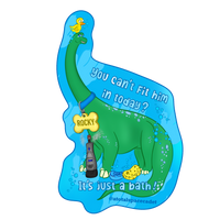Brontosaurus Groomer Sticker