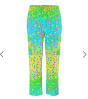 Splatter Rainbow Flowy Scrub Pants