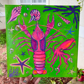 Green Tide Acrylic on Canvas