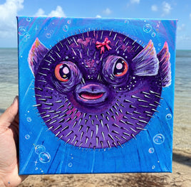 Pufferfish Canvas Painting