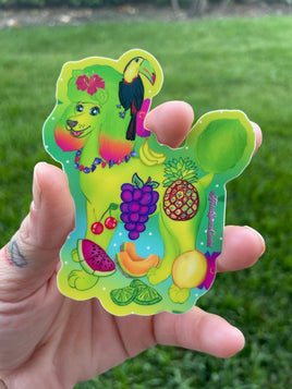 Fruit Poodle Sticker