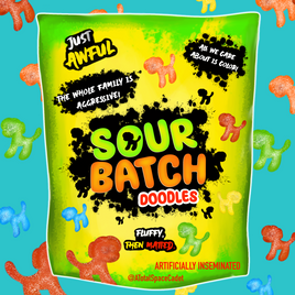 Sour Batch Doodles Candy Sticker