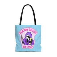 Can You Groom my Dog? Ghostface Tote Bag