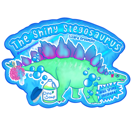 Stegosaurus Groomer Sticker