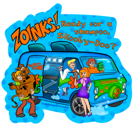 Scooby Doo Holographic Sticker